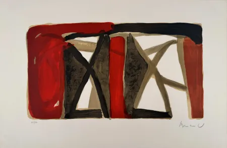 Литография Van Velde - Sans titre