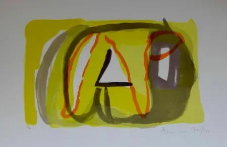 Литография Van Velde - Sans titre