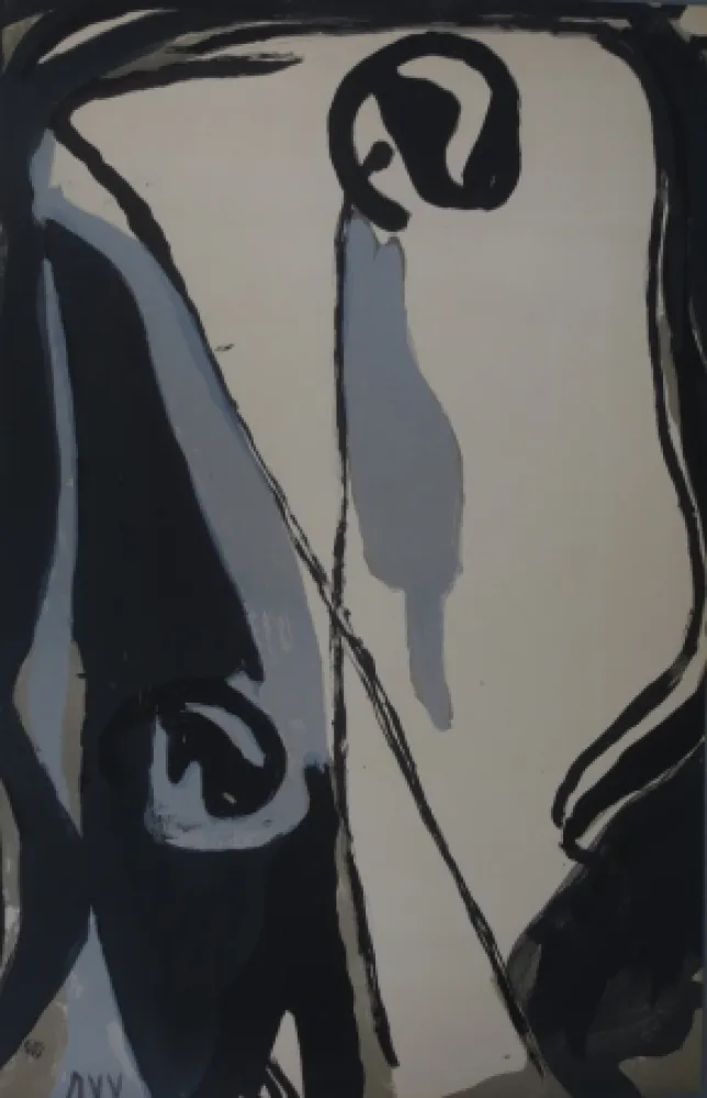 Литография Van Velde - Sans titre