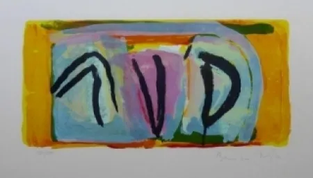 Литография Van Velde - Sans titre