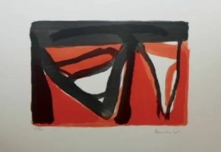 Литография Van Velde - Sans titre