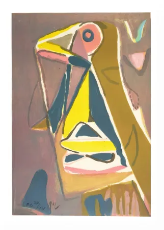 Литография Van Velde - Sans titre