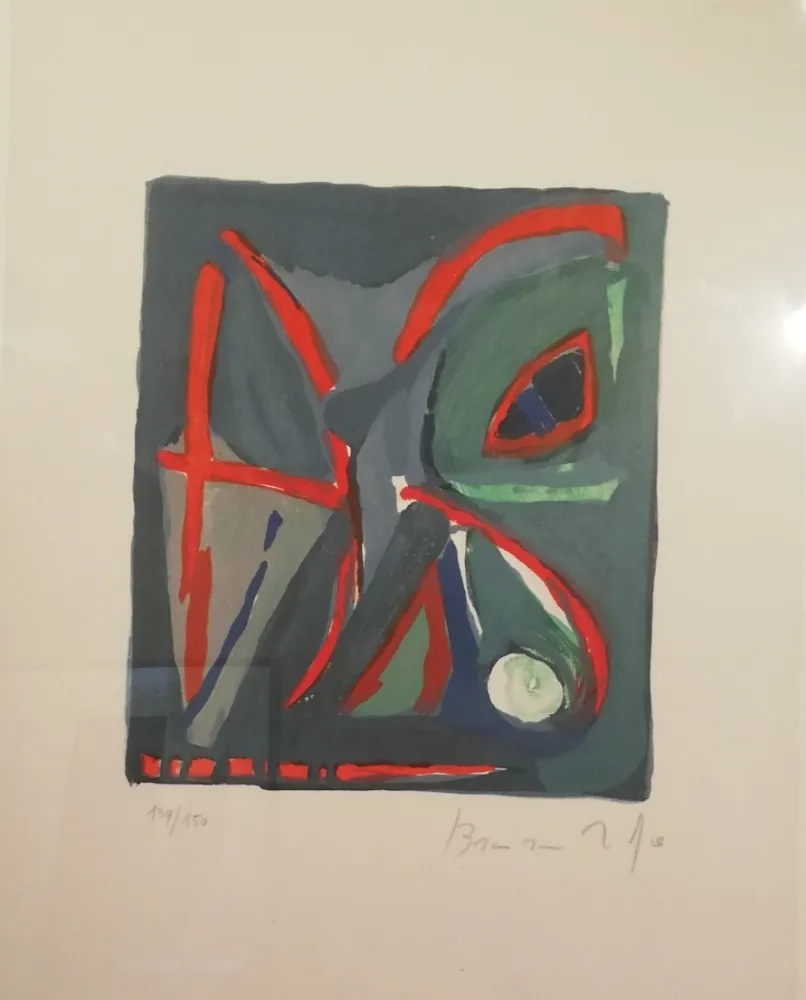 Литография Van Velde - Sans titre