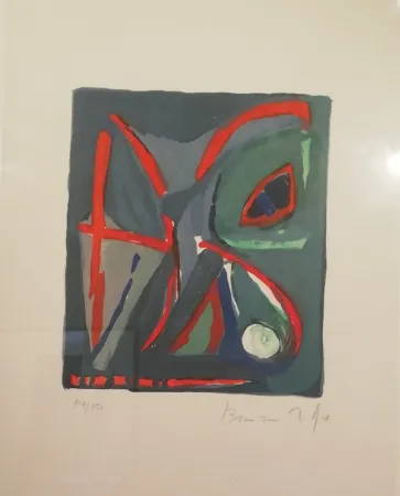 Литография Van Velde - Sans titre