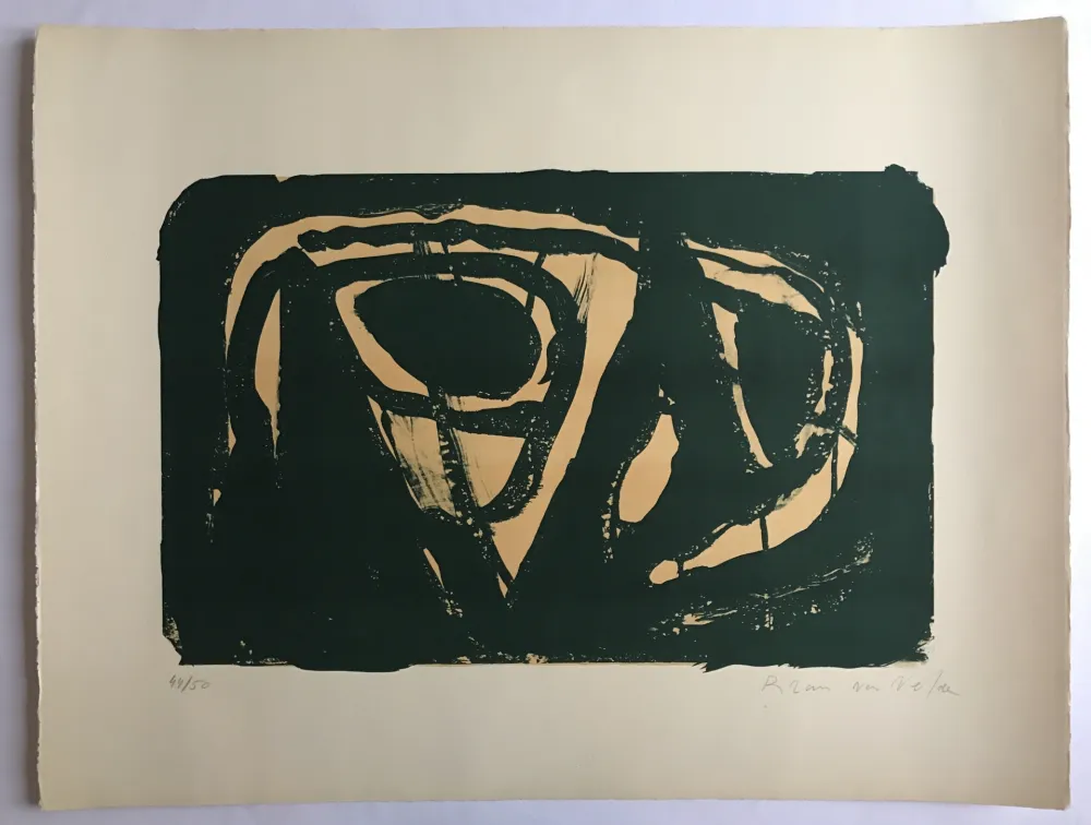 Литография Van Velde - Sans titre (MP 023)