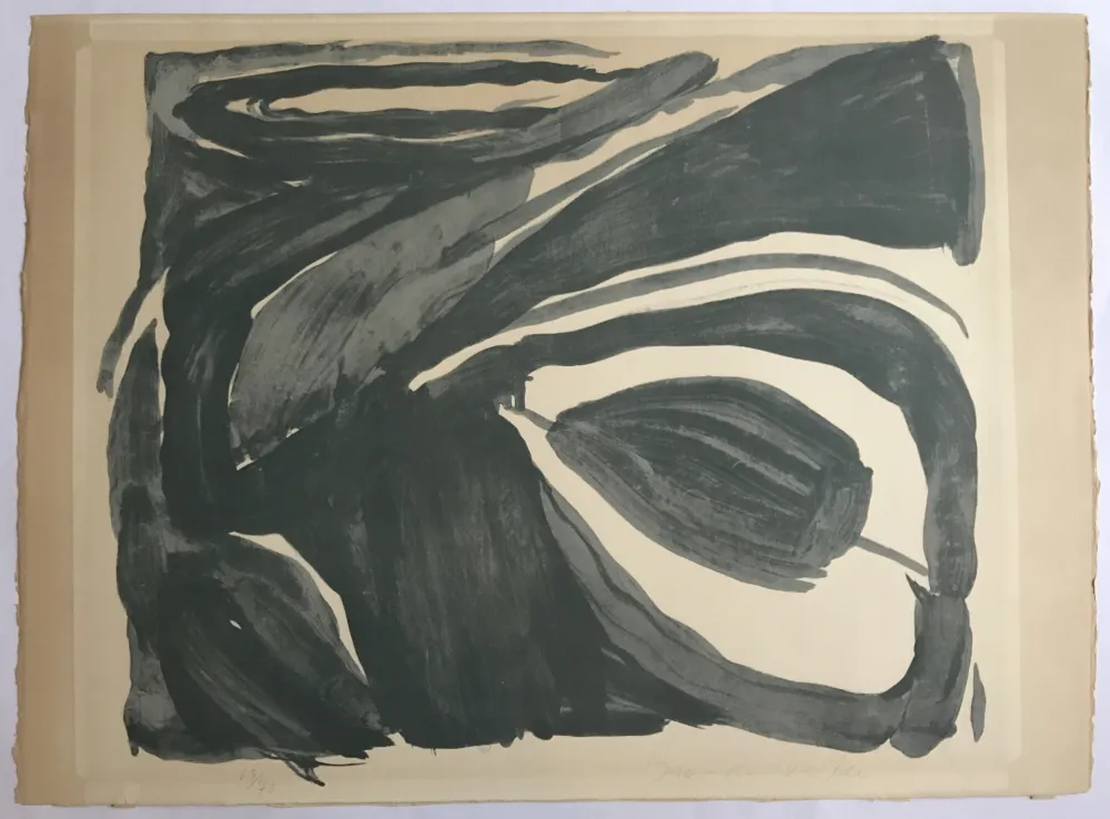 Литография Van Velde - Sans titre (MP 042)