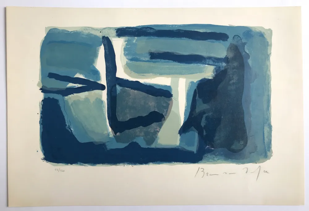 Литография Van Velde - Sans titre (MP 127)