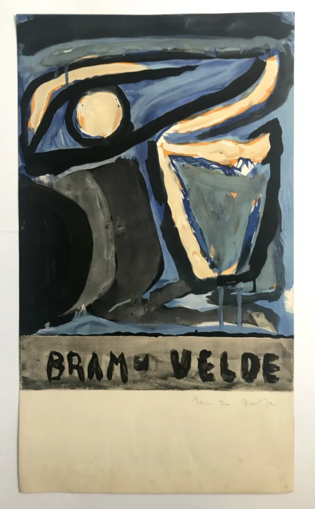 Литография Van Velde - Sans titre (MP 65)