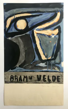 Литография Van Velde - Sans titre (MP 65)