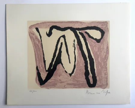 Литография Van Velde - Sans titre (MP 83)