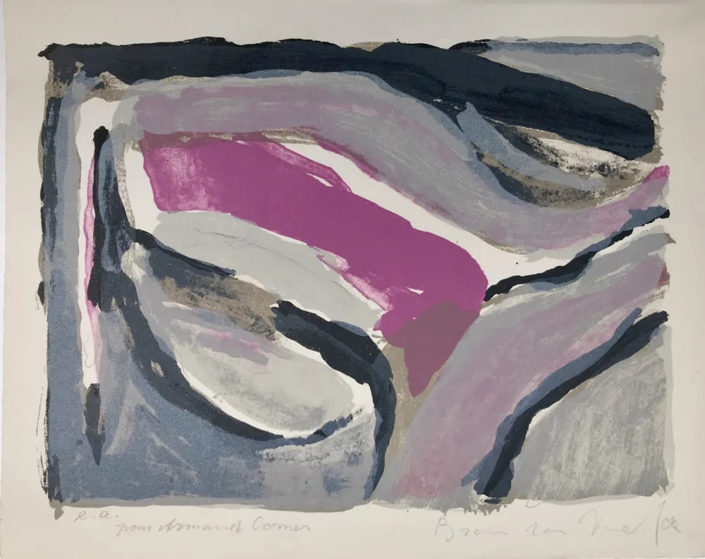 Литография Van Velde - Sans titre (MP50)