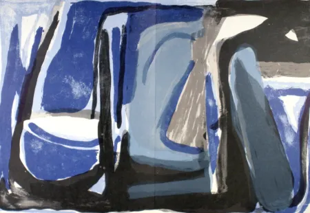 Литография Van Velde - Souvenir Duthuit