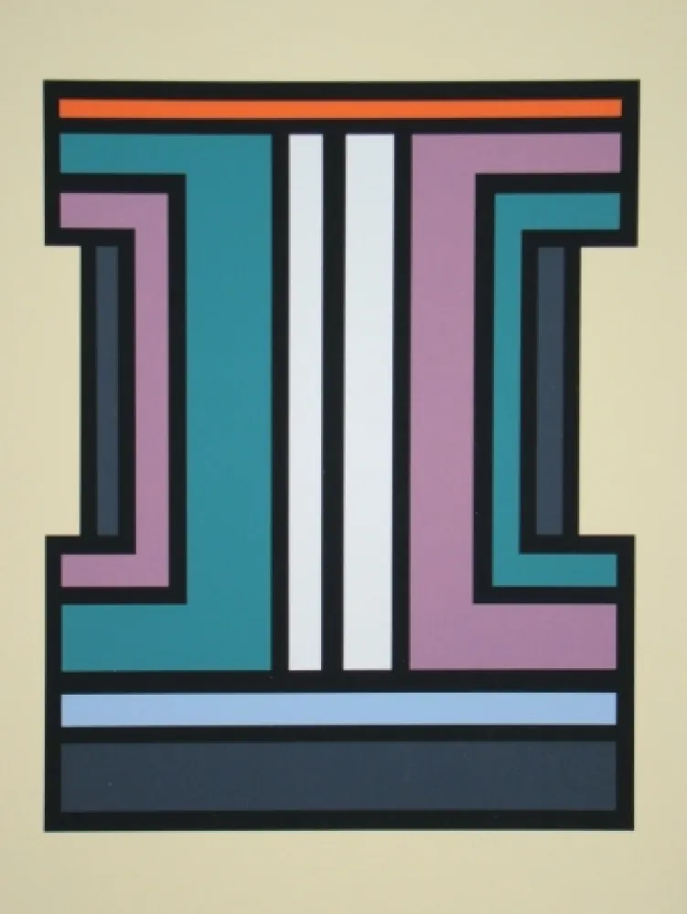 Сериграфия Vandenbranden - Composition - Inschriften