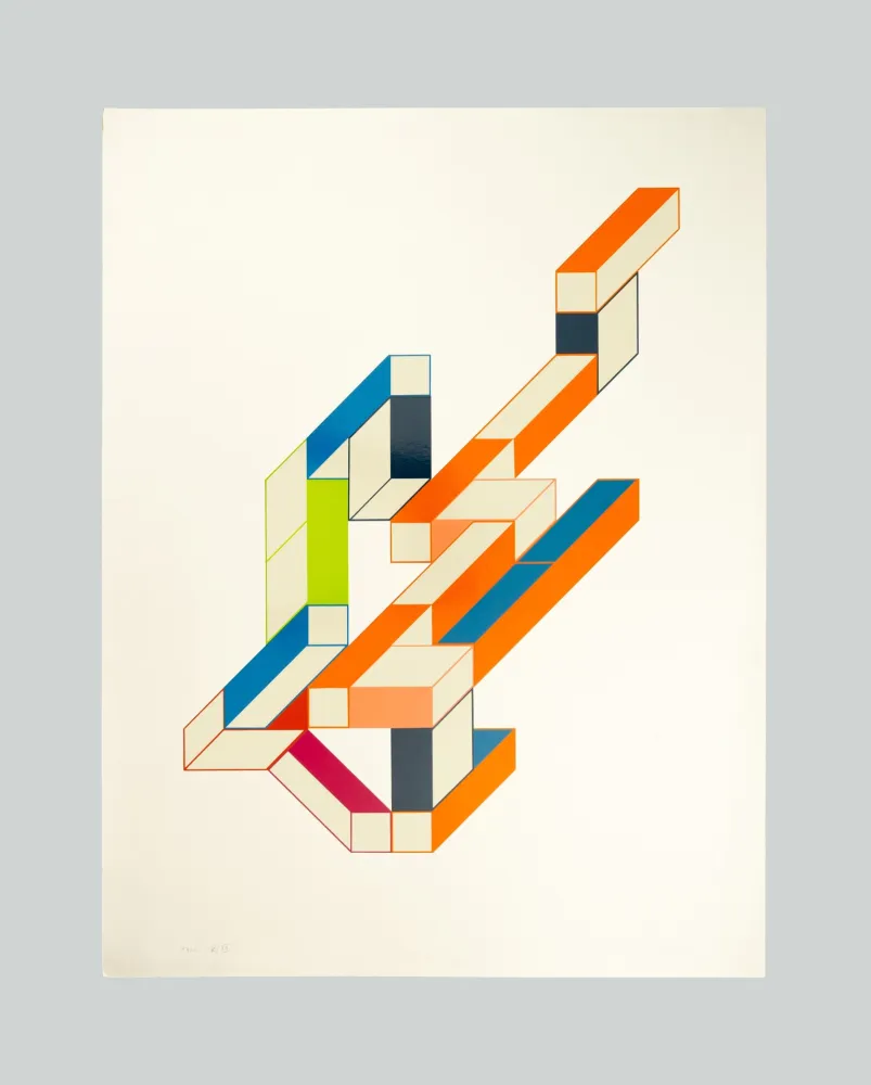 Сериграфия Varisco - Random walks (Tav. C)