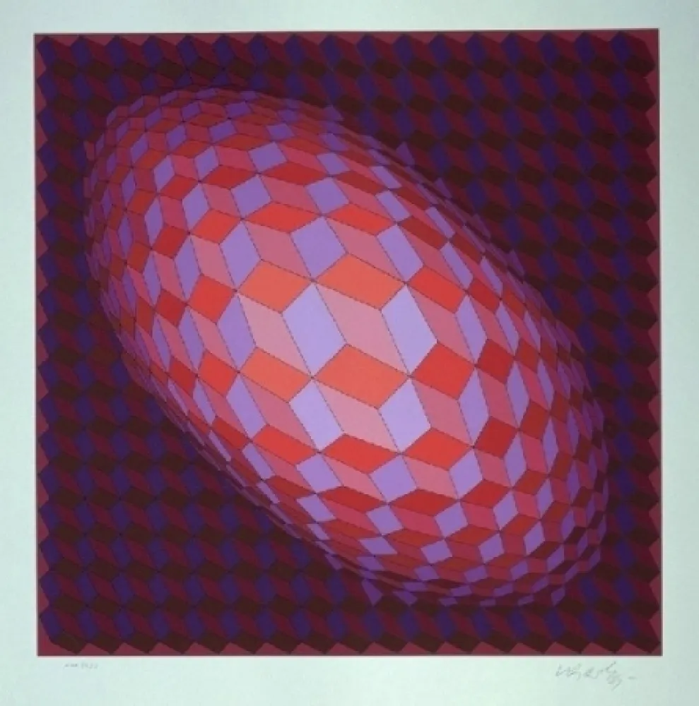 Сериграфия Vasarely - ANDROMEDE