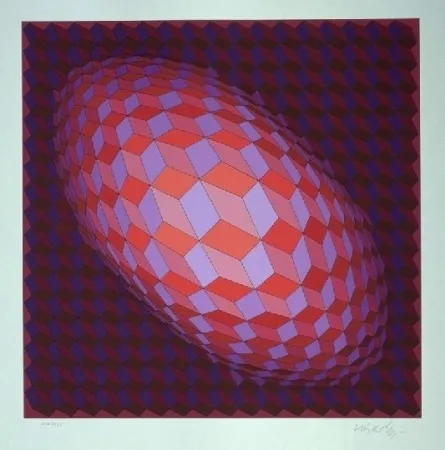 Сериграфия Vasarely - ANDROMEDE