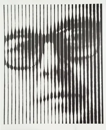 Сериграфия Vasarely - Autoportrait