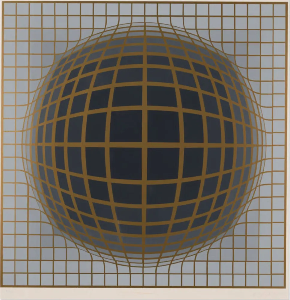Сериграфия Vasarely - B-Bomb-b (2)