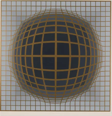 Сериграфия Vasarely - B-Bomb-b (2)