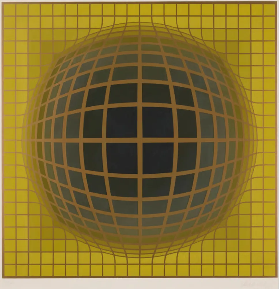 Сериграфия Vasarely - B-Bomb-b (3)