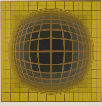 Сериграфия Vasarely - B-Bomb-b (3)