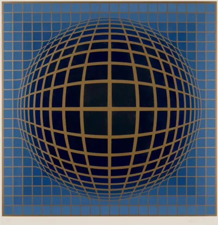 Сериграфия Vasarely - B-Bomb-b (4)
