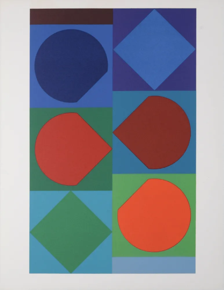 Литография Vasarely - Beryll, 1972
