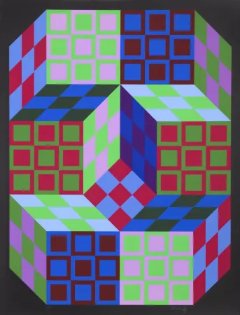 Сериграфия Vasarely - Carden