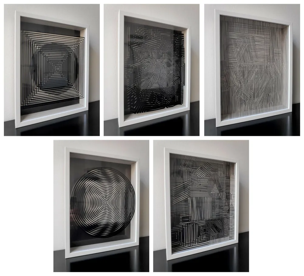 Многоэкземплярное Произведение Vasarely - Cinetiques