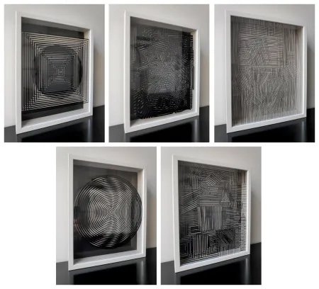 Многоэкземплярное Произведение Vasarely - Cinetiques