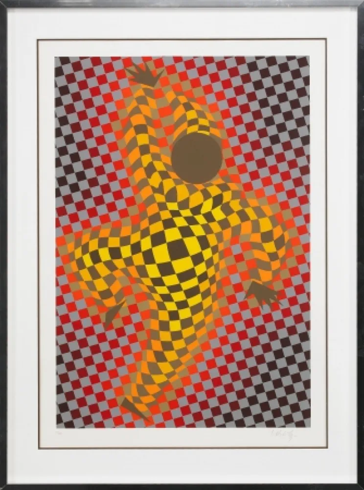 Сериграфия Vasarely - Clown