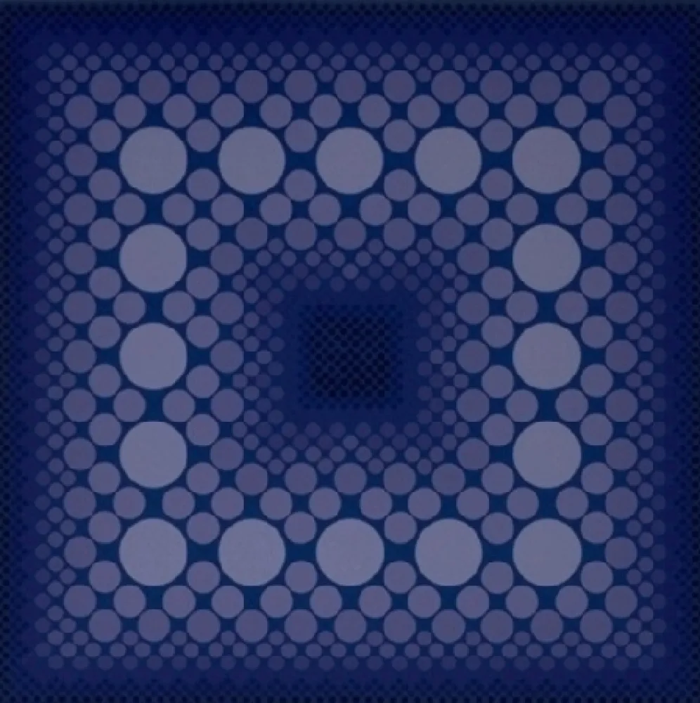 Сериграфия Vasarely - CORONA