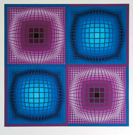 Сериграфия Vasarely - Diorre