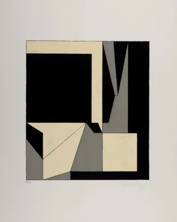 Литография Vasarely - Elche, 1972 - Hand-signed