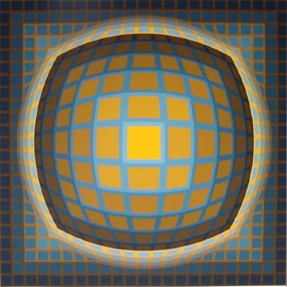 Сериграфия Vasarely - Enigma 3