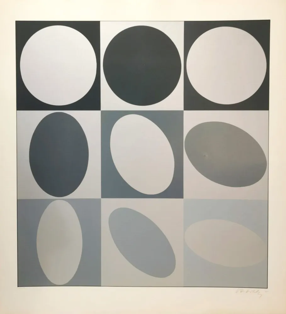 Сериграфия Vasarely - Ezust