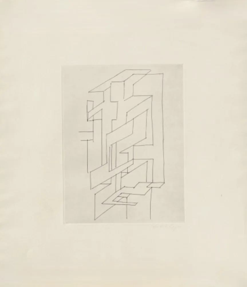 Гравюра Vasarely - Gordes Gestalt