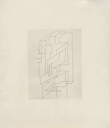 Гравюра Vasarely - Gordes Gestalt