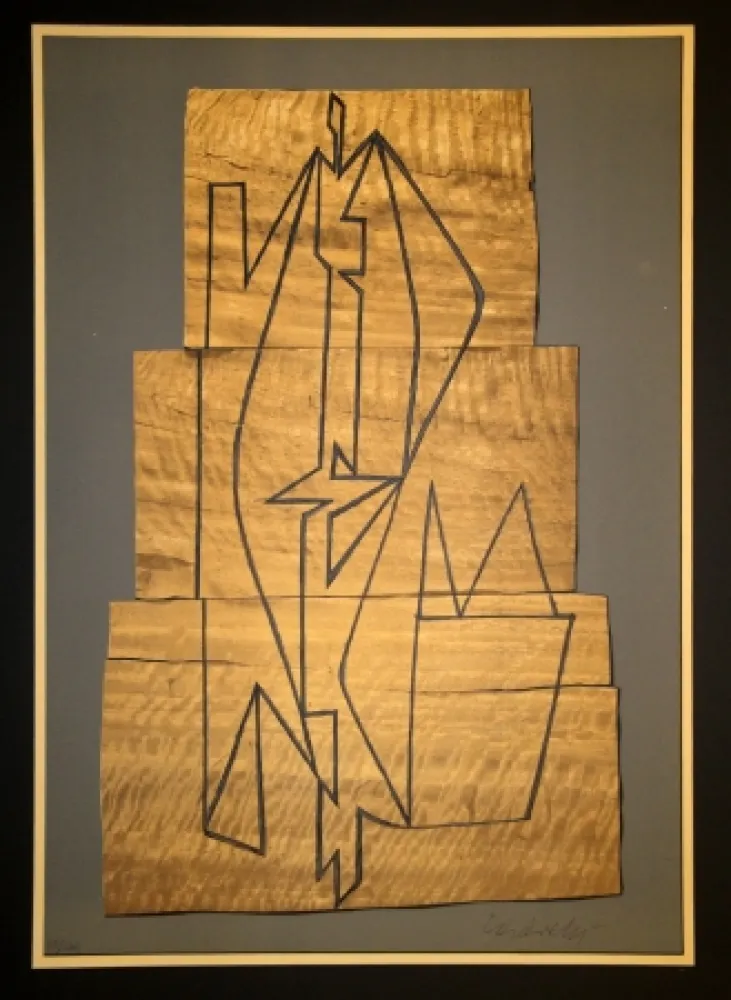 Литография Vasarely - Gordes Tabor