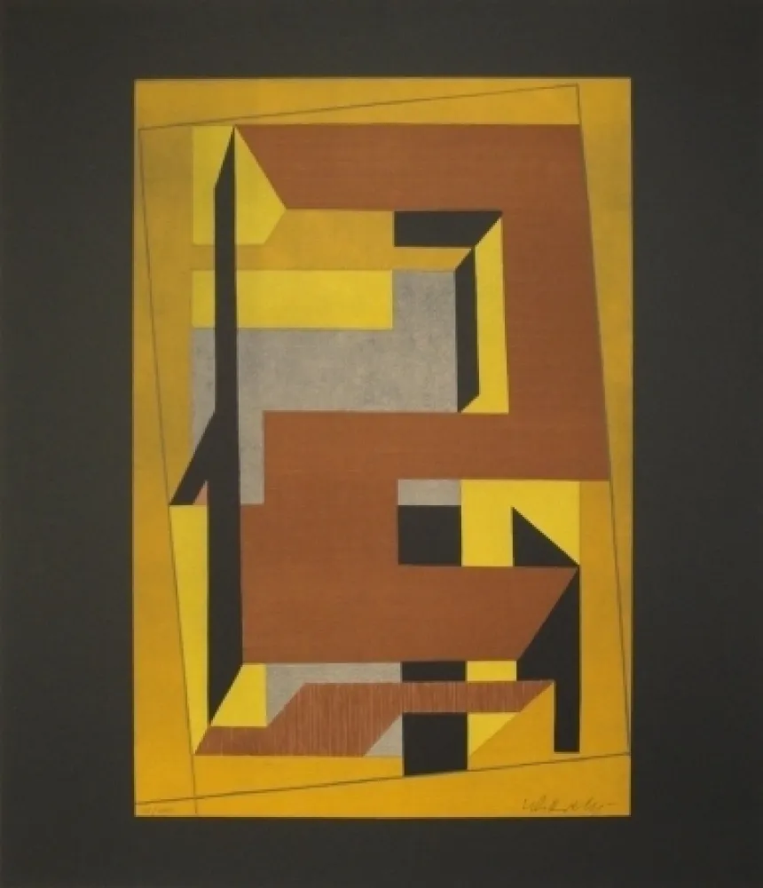 Литография Vasarely - GORDES TAIRA