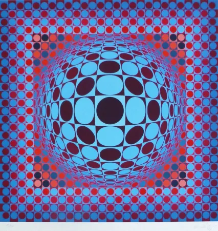 Многоэкземплярное Произведение Vasarely - Hang