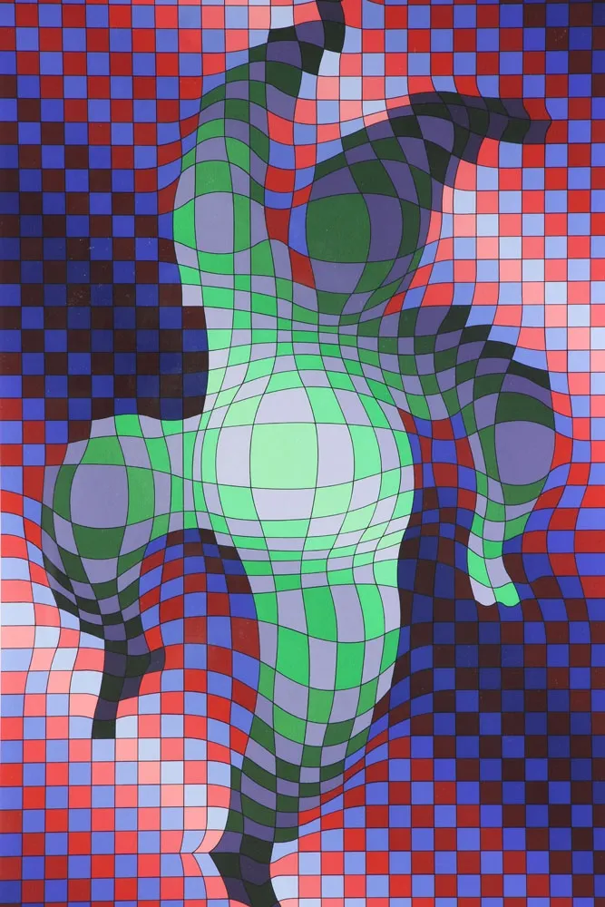 Многоэкземплярное Произведение Vasarely - Harlequin