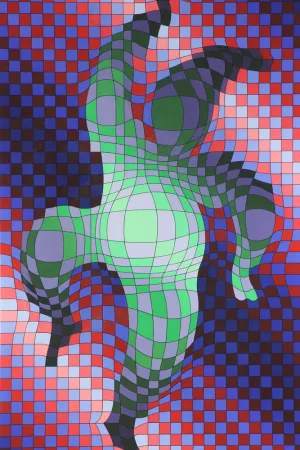 Многоэкземплярное Произведение Vasarely - Harlequin