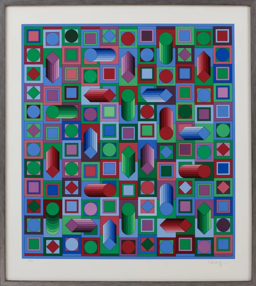 Сериграфия Vasarely - Hyram