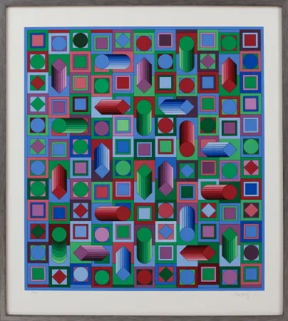 Сериграфия Vasarely - Hyram