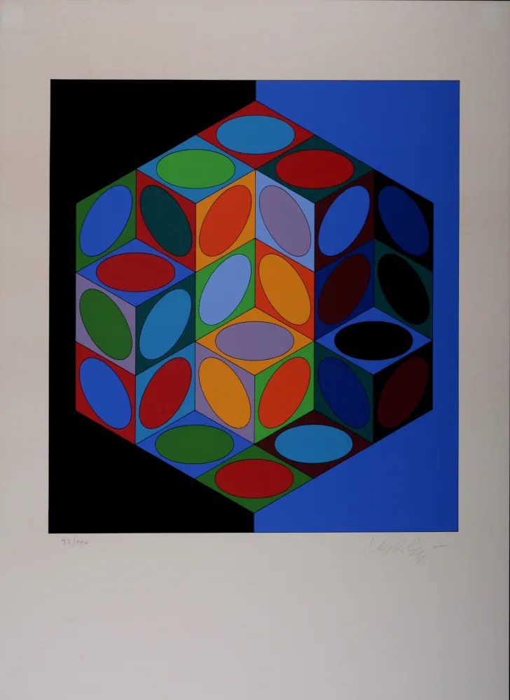 Сериграфия Vasarely - Idom-3