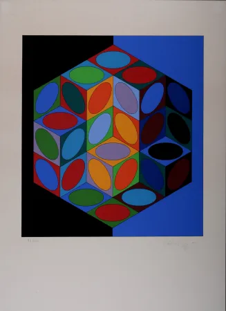 Сериграфия Vasarely - Idom-3