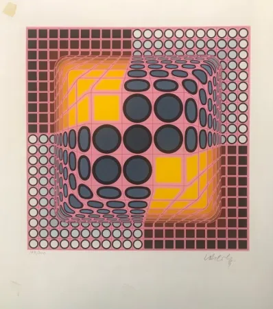 Сериграфия Vasarely - Jenge 