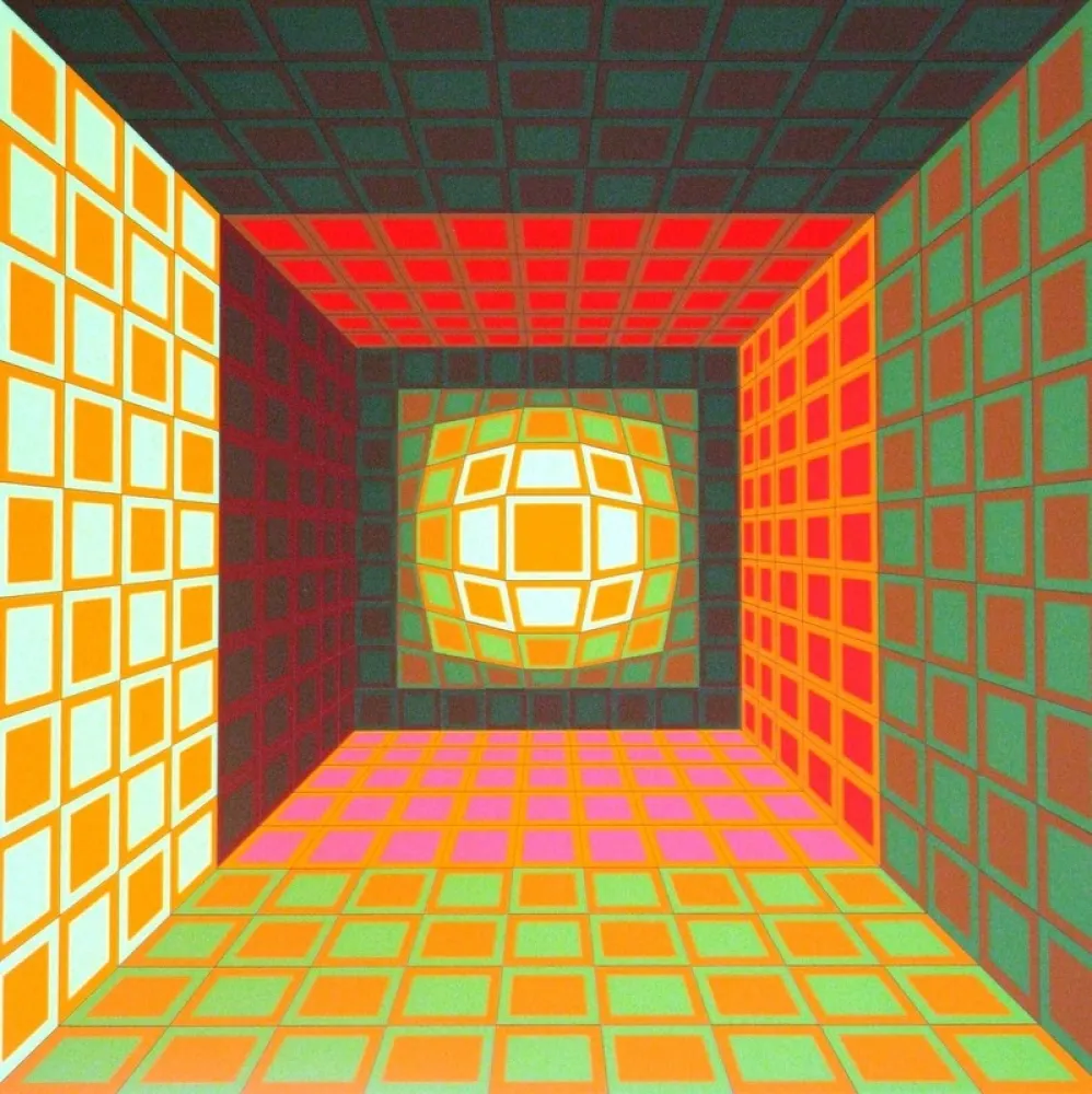 Многоэкземплярное Произведение Vasarely - Kaldor