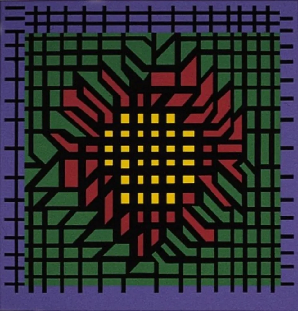 Литография Vasarely - Kat-Zag